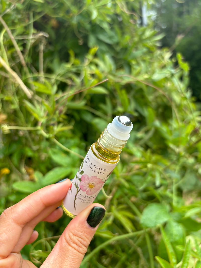 Jasmine + Rose Essential Oil Roller